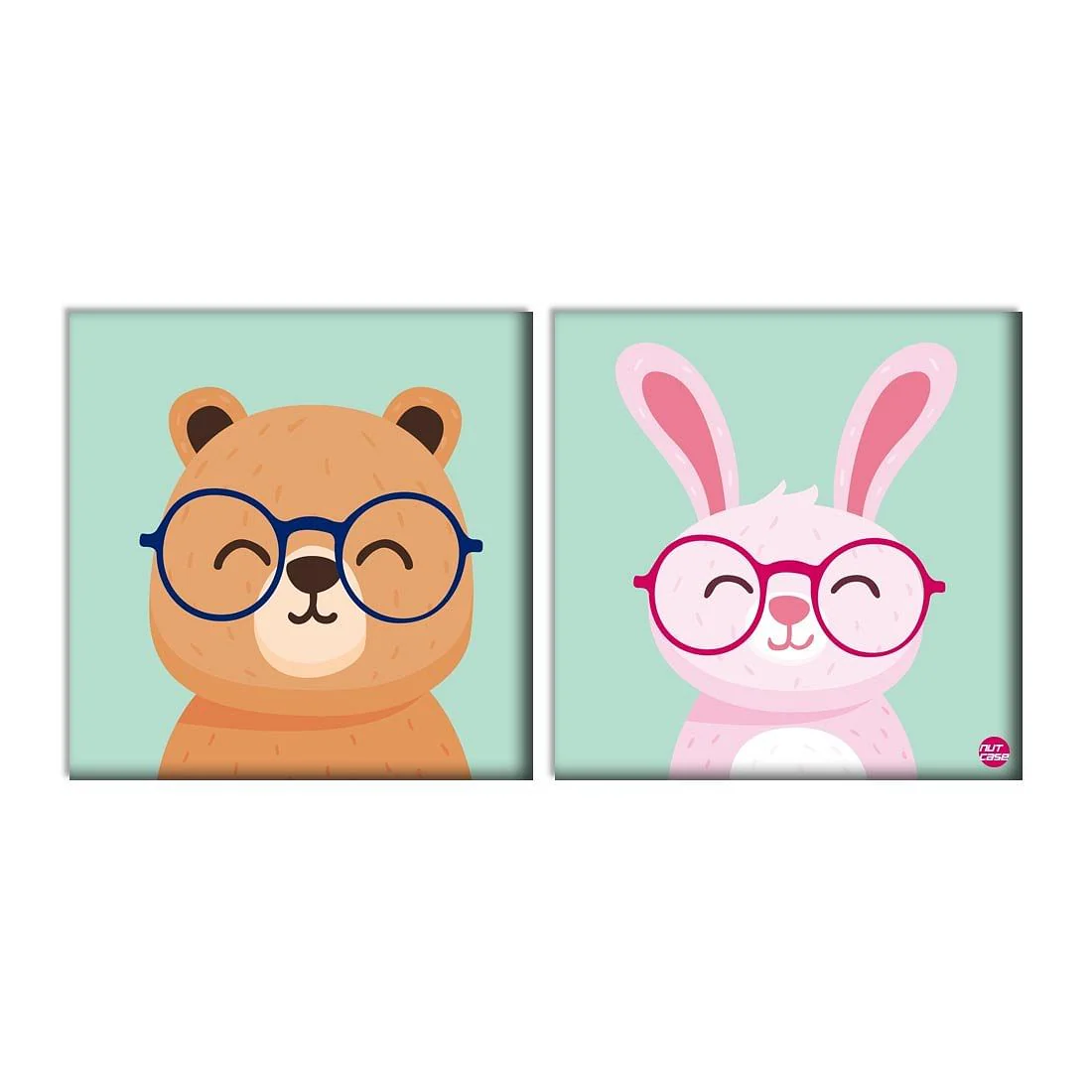 Wall Art Decor Panel For Home - Funny Beer and RABIT