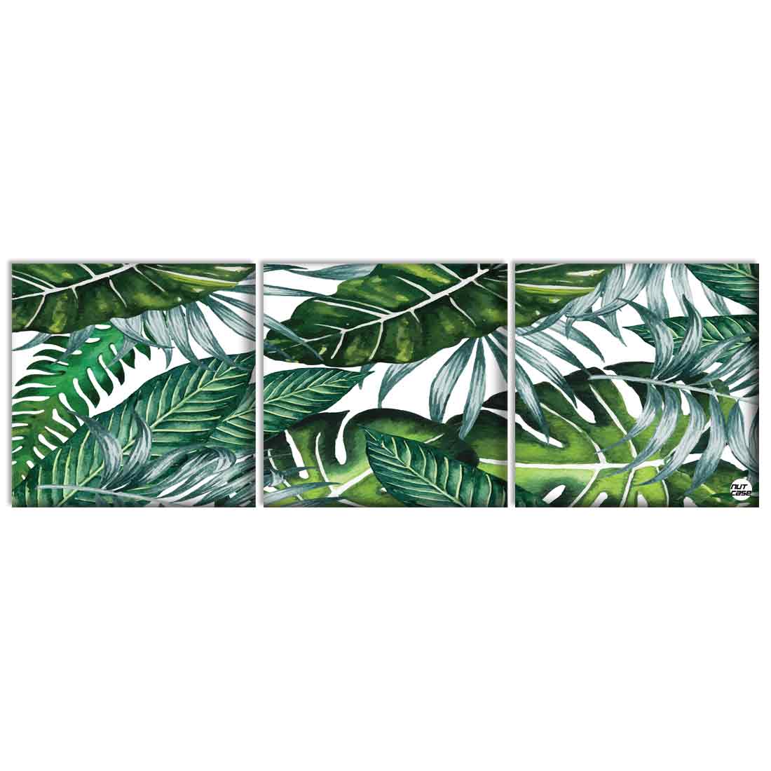 Wall Art Decor Hanging Panels Set Of 3 for Home Office - Monstera leaf - Image 3