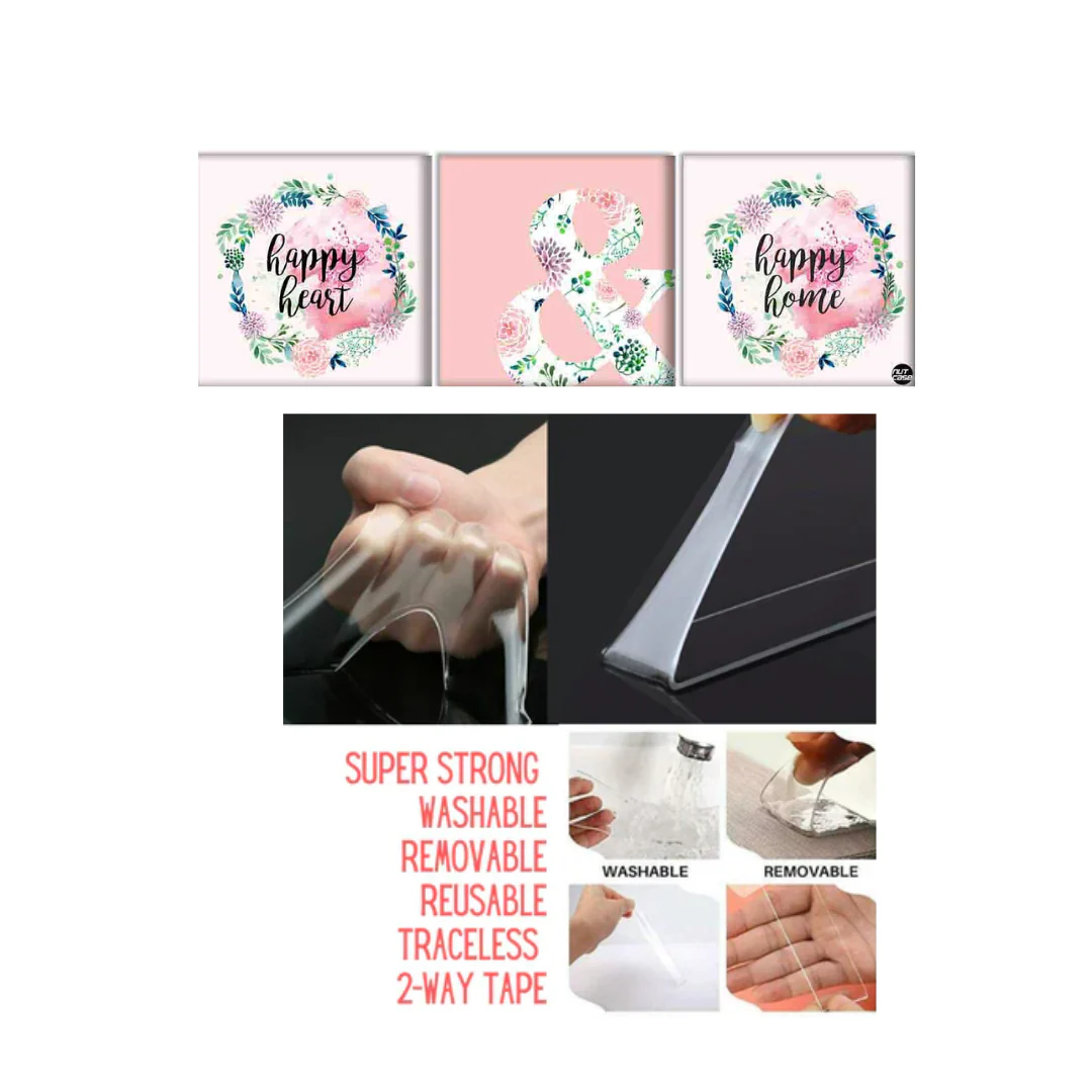 Wall Decor Hanging Panels Set Of 3 - Happy Heart & Home - Image 7