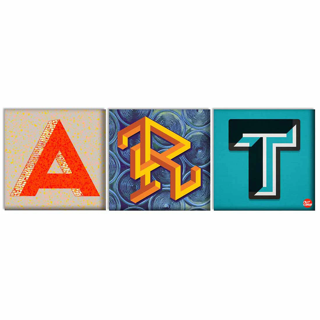 Wall Art Decor Hanging Panels Set Of 3 -ART - Image 2
