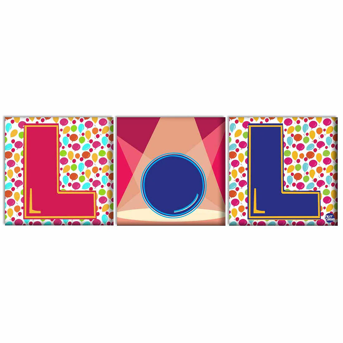 Wall Art Decor Hanging Panels Set Of 3 -LOL - Image 2