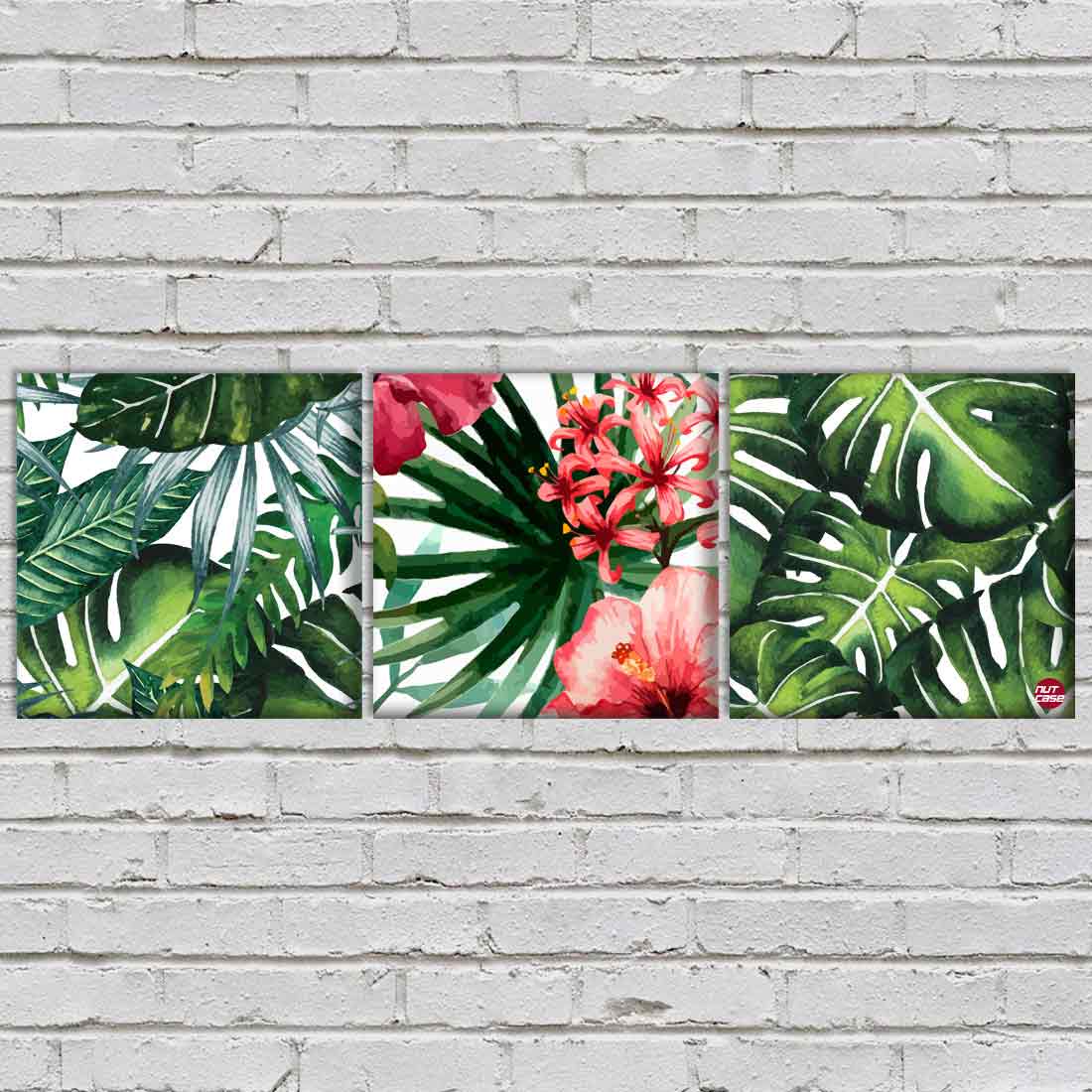 Designer Set of 3 Wall Art Decor Hanging Panels for Home Decor - Floral - Image 12
