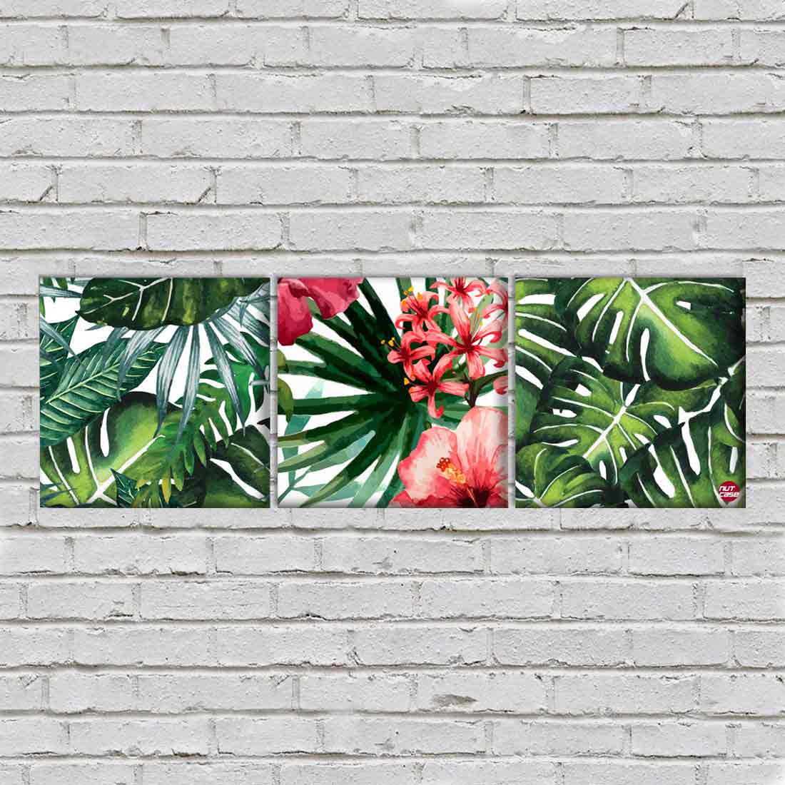 Designer Set of 3 Wall Art Decor Hanging Panels for Home Decor - Floral - Image 15