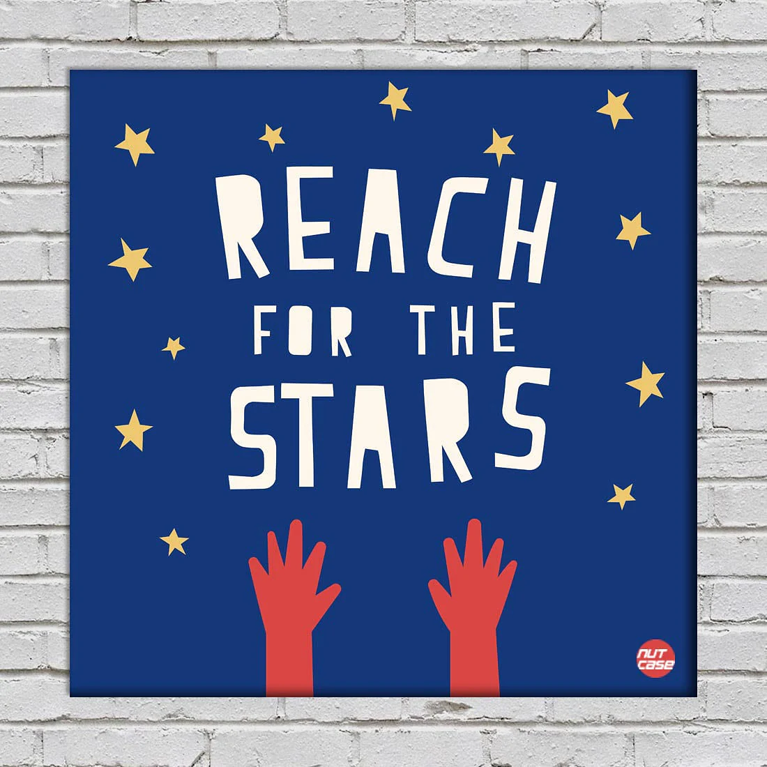 Modern Wall Art Decor for Kids Bedroom - Reach For The Stars