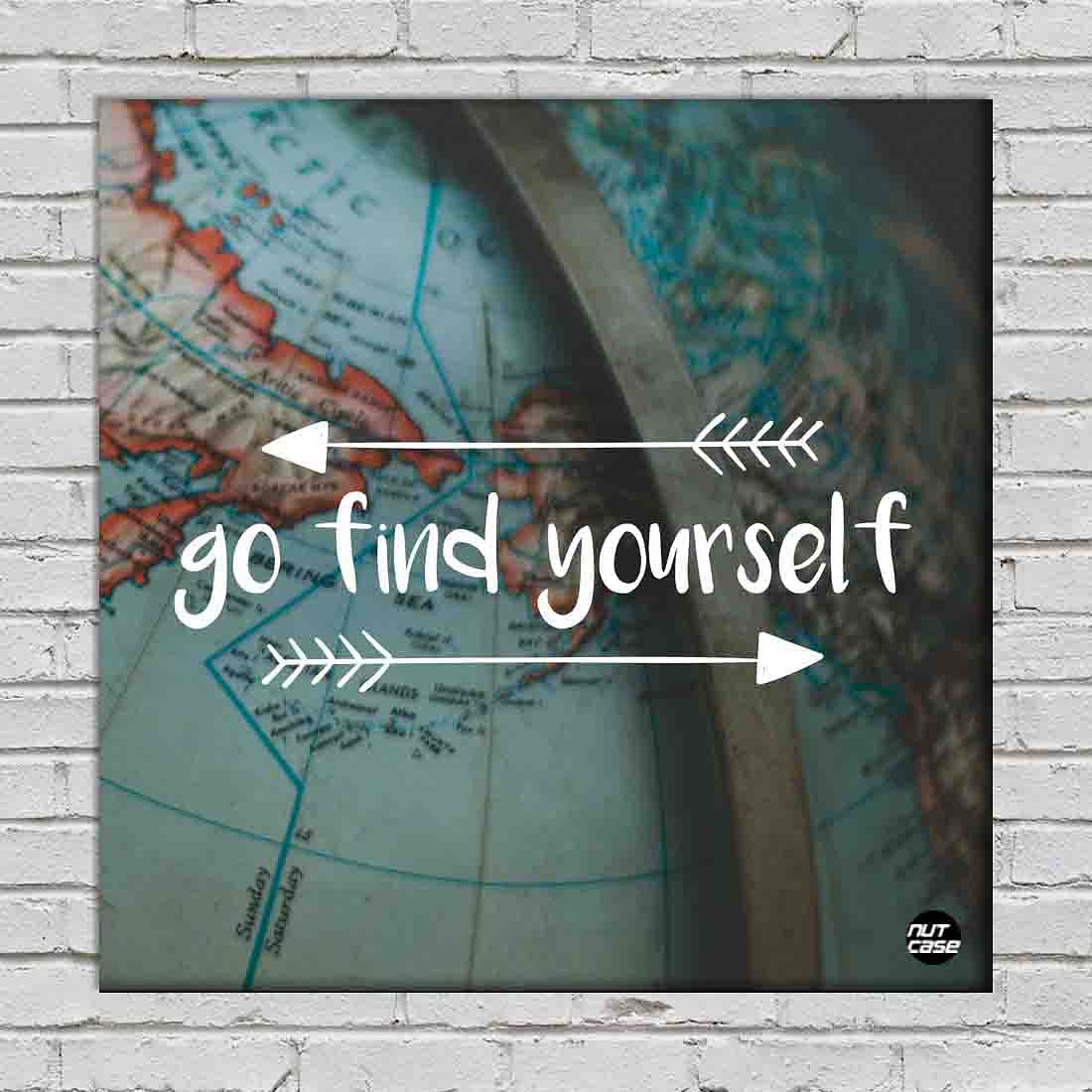 Wall Art Decor Panel For Home - Go Find Yourself - Image 2