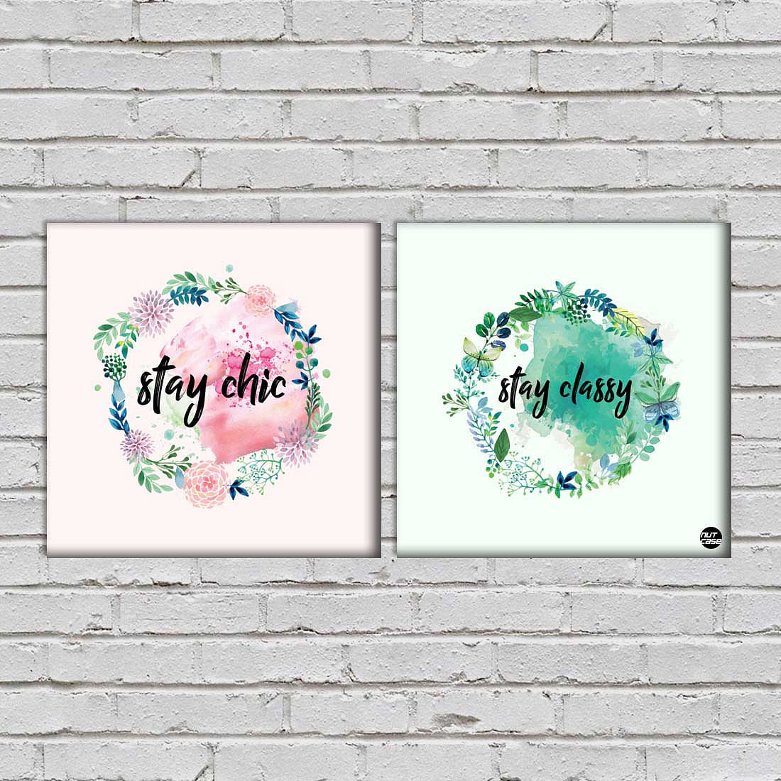 Wall Art Decor Panels Set Of 2 - Stay Classy - Image 2