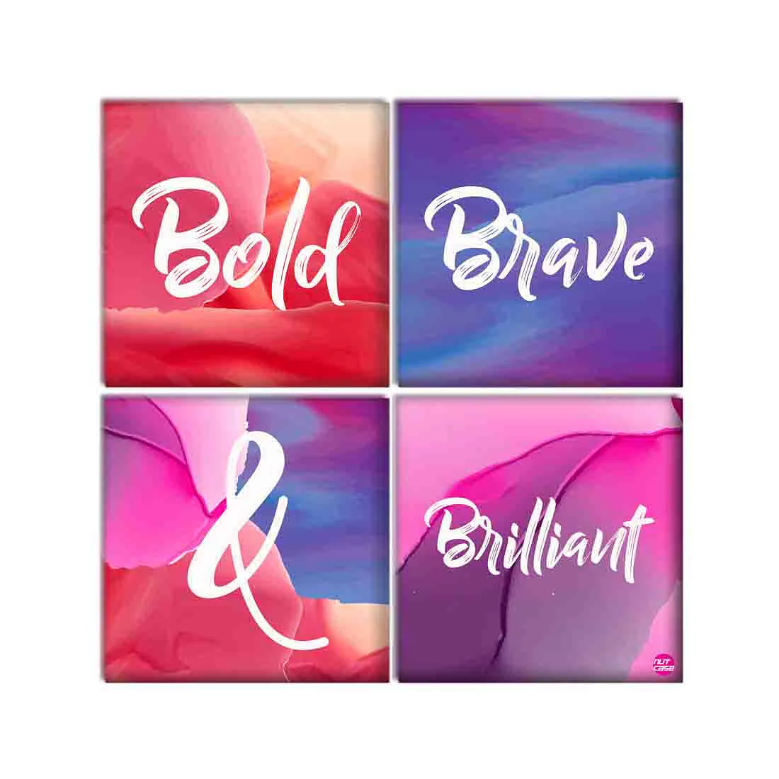 Wall Art Decor For Home Set Of 4 -Dark Watercolor - Image 2