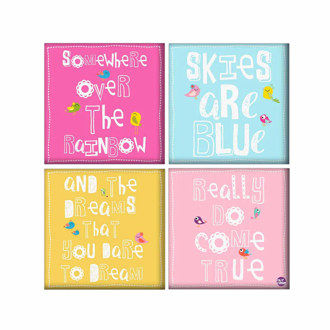 Wall Art Decor For Home Set Of 4 -Skies Are Blue - Image 3