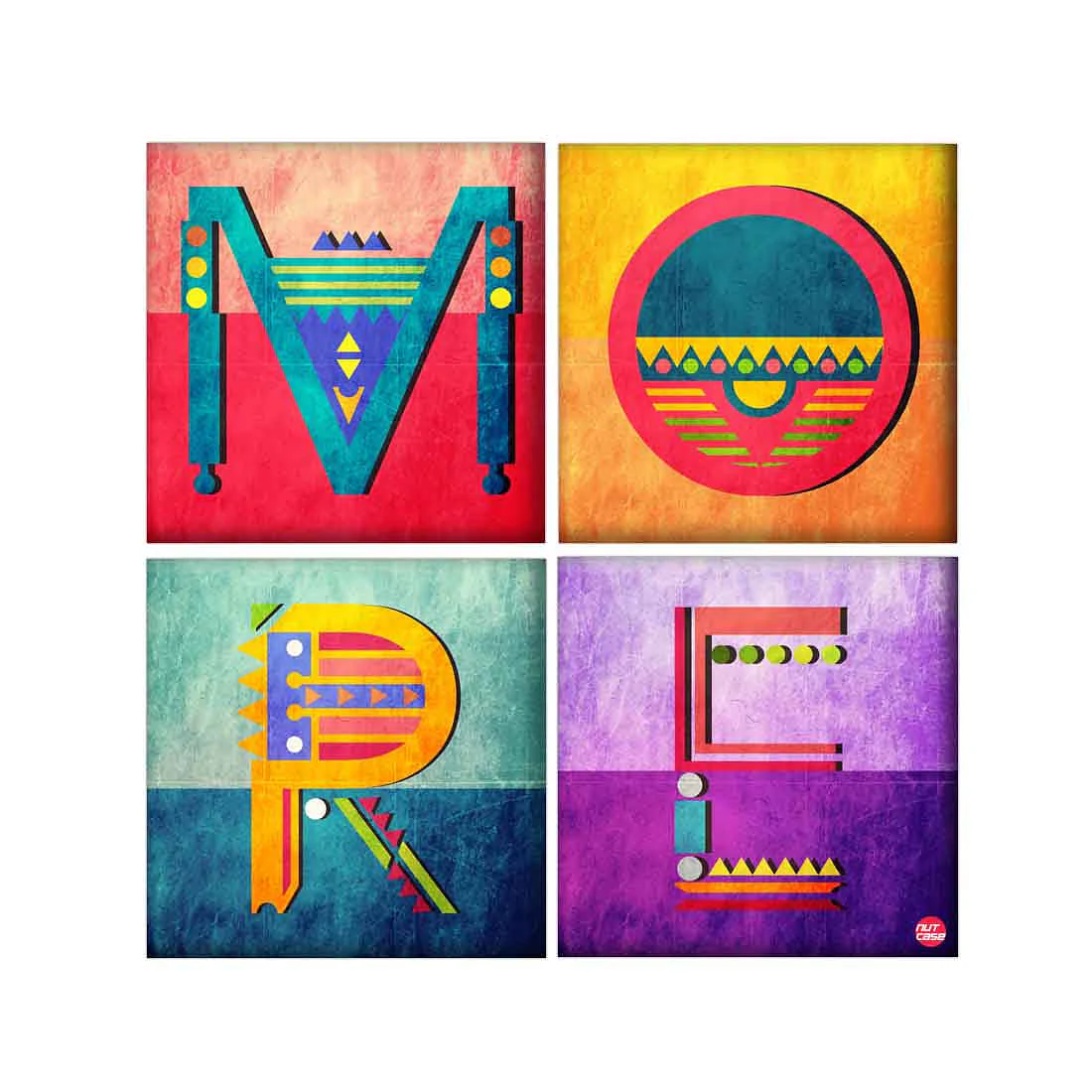 Wall Art Decor For Home Set Of 4 -MORE - Image 2