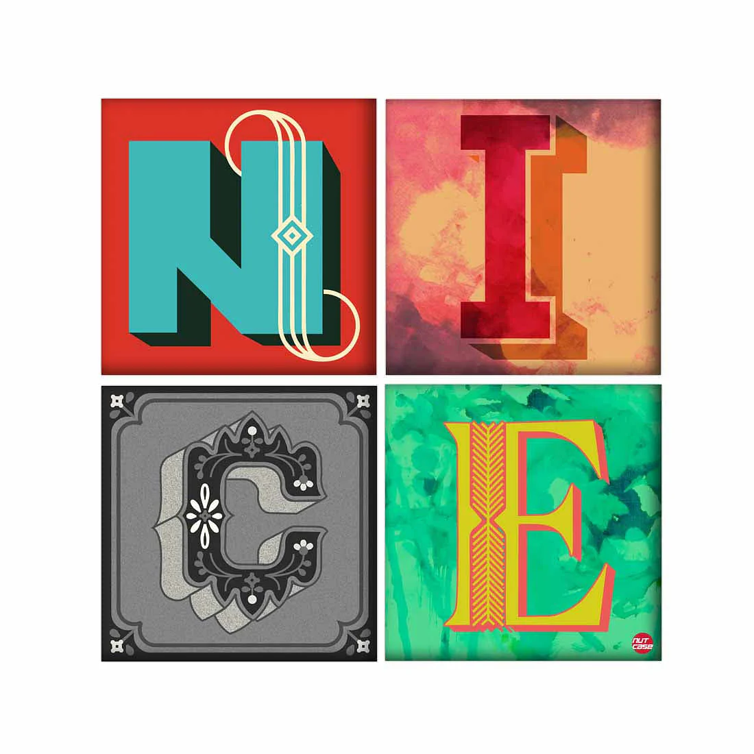 Wall Art Decor For Home Set Of 4 -NICE - Image 2