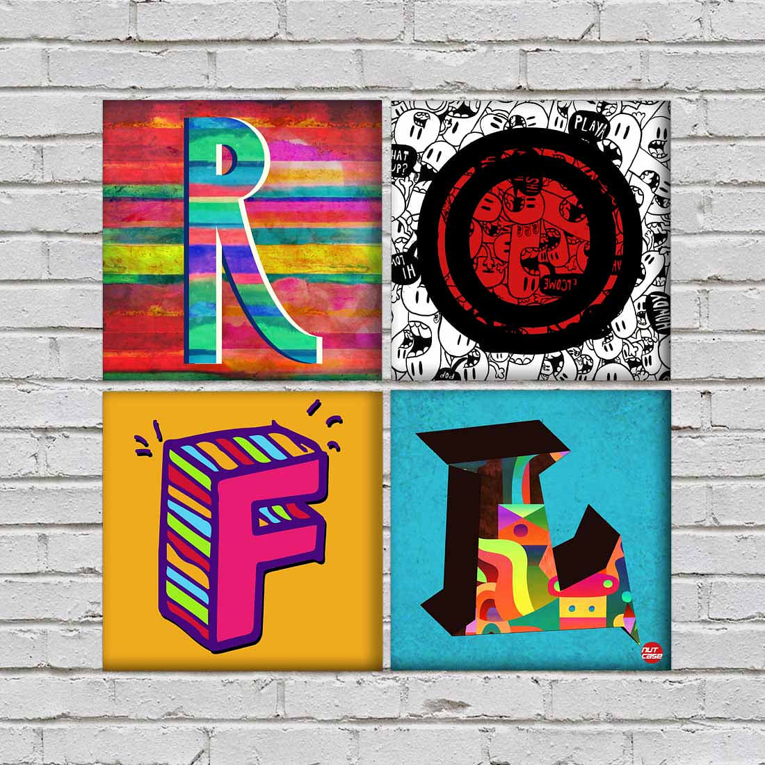 Wall Art Decor For Home Set Of 4 -ROFL - Image 2