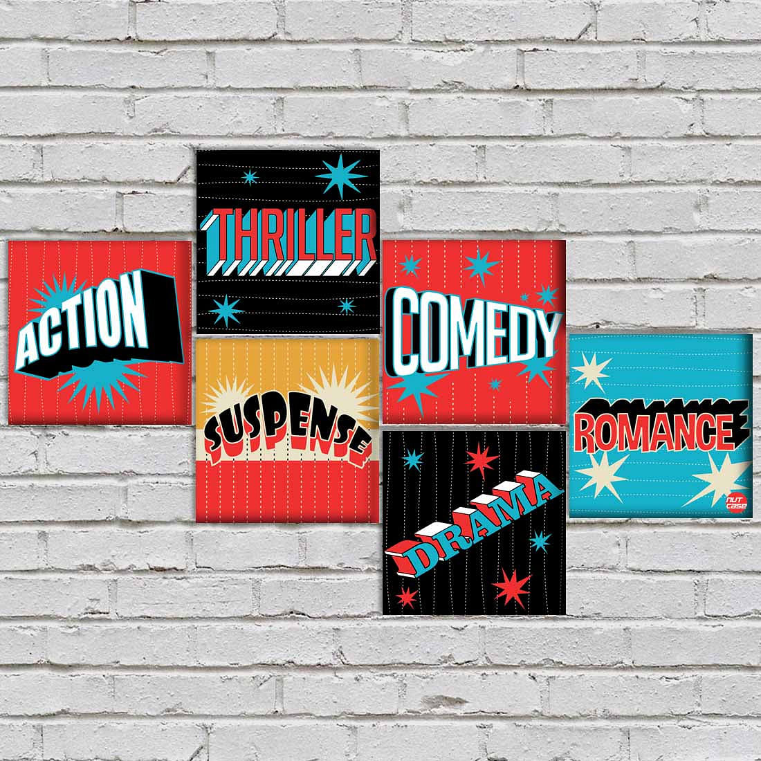 Wall Art Decor Panels Set Of 6 - Filmy Only - Image 2