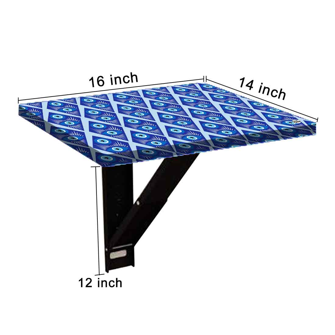 Fold Down Wall Fixed Bedside Table With Desk - Evil Eye Protector - Image 13