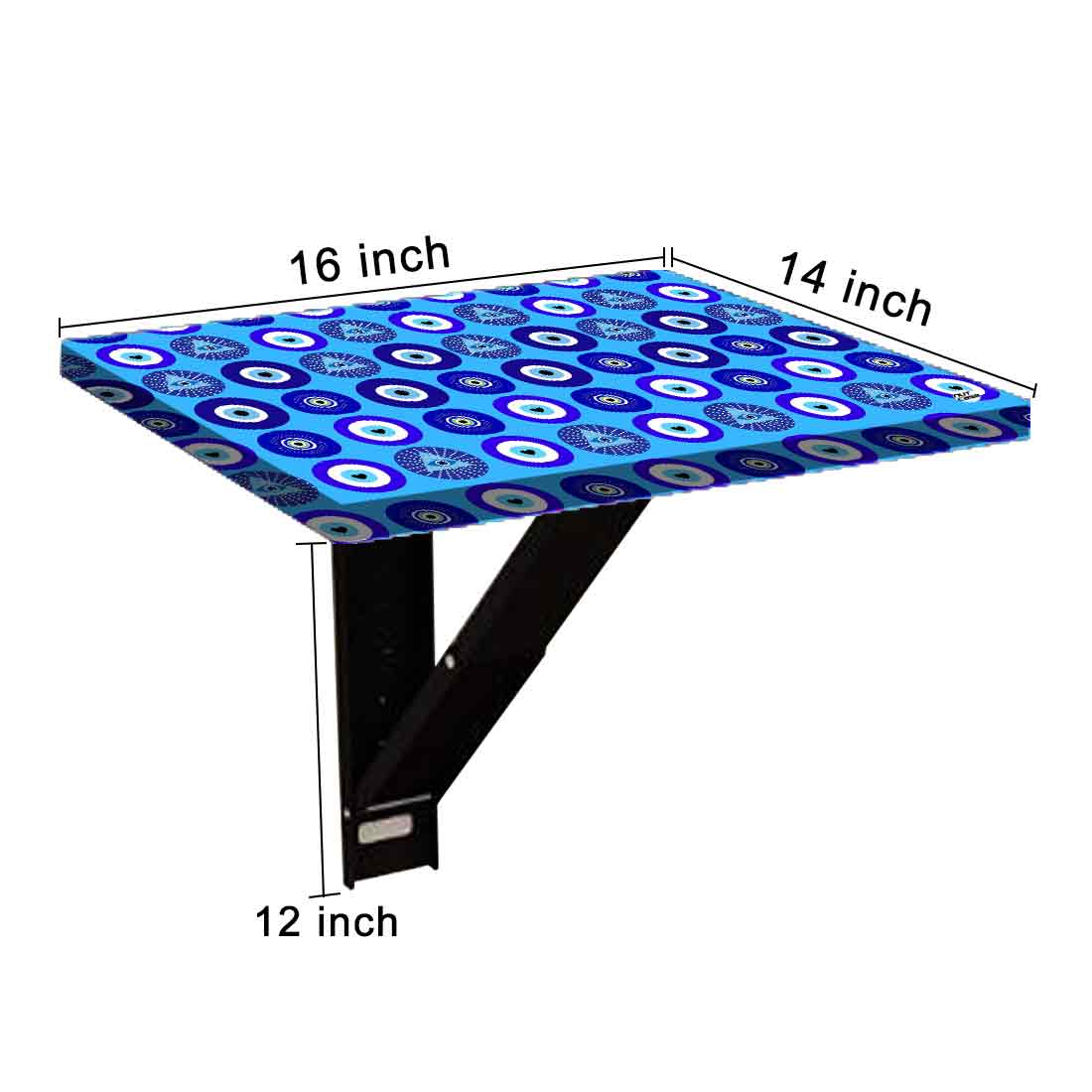 Fold Down Wall Fixed Bedside Table With Desk - Evil Eye Protector - Image 14