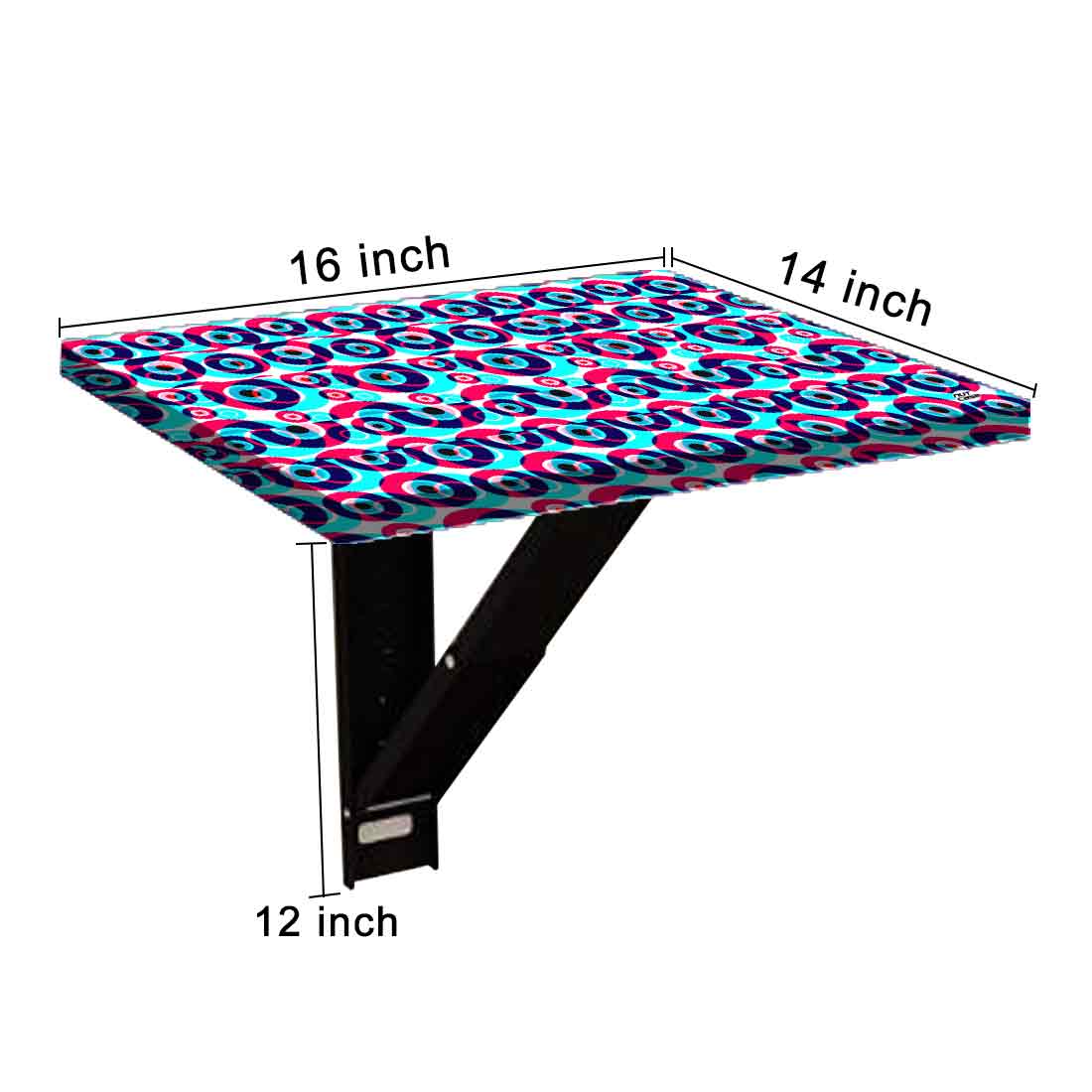 Fold Down Wall Fixed Bedside Table With Desk - Evil Eye Protector - Image 15