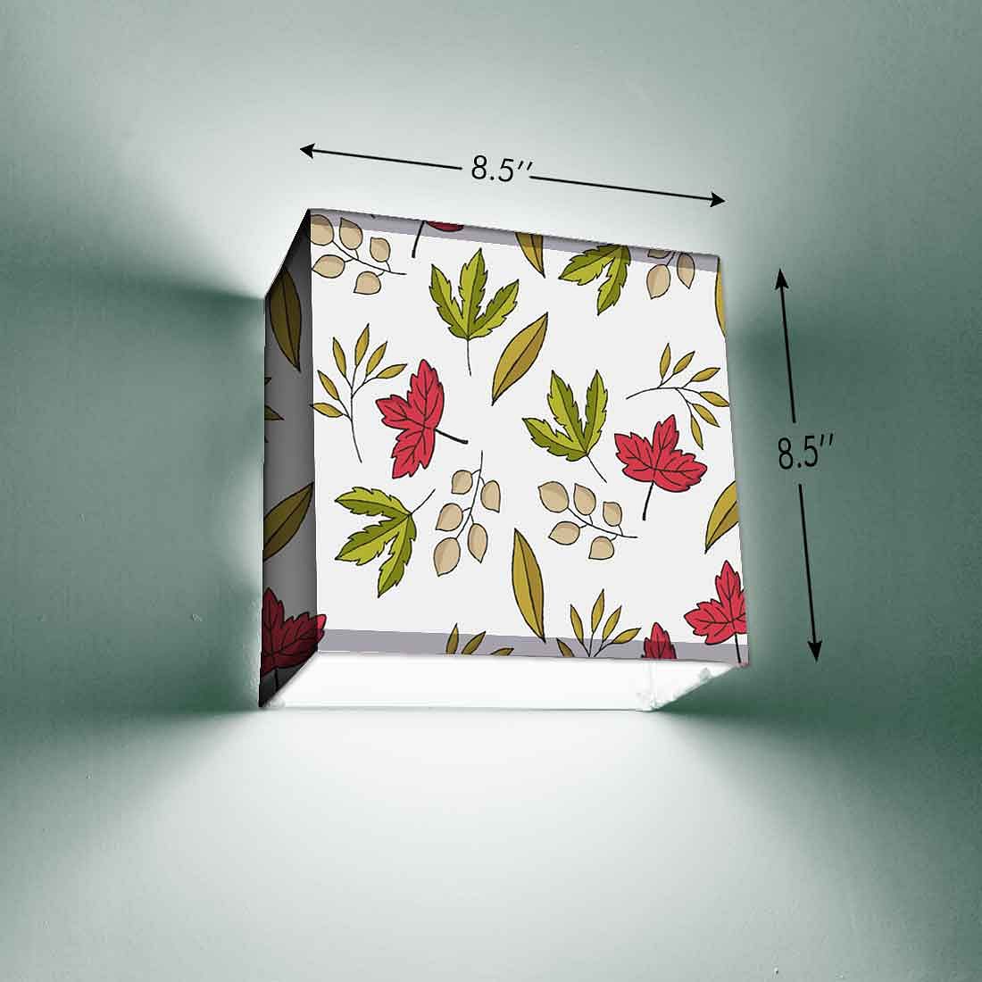 Wall Lamp for Bedroom - Red & Green Leaves - Image 3