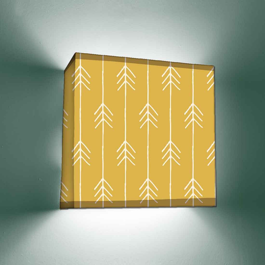 Yellow Square Wall Lamp Light - Arrow - Image 2
