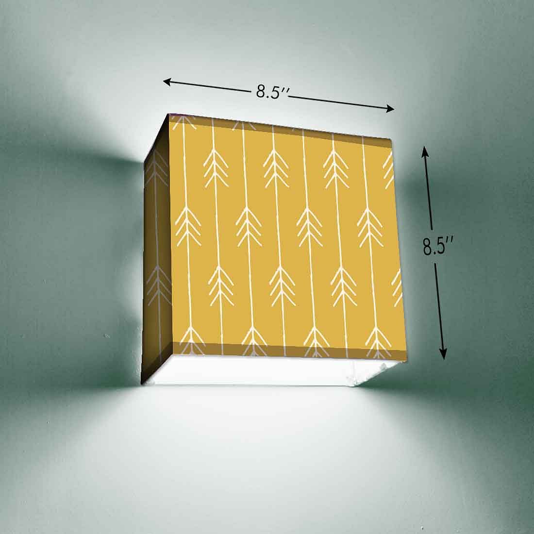 Yellow Square Wall Lamp Light - Arrow - Image 3