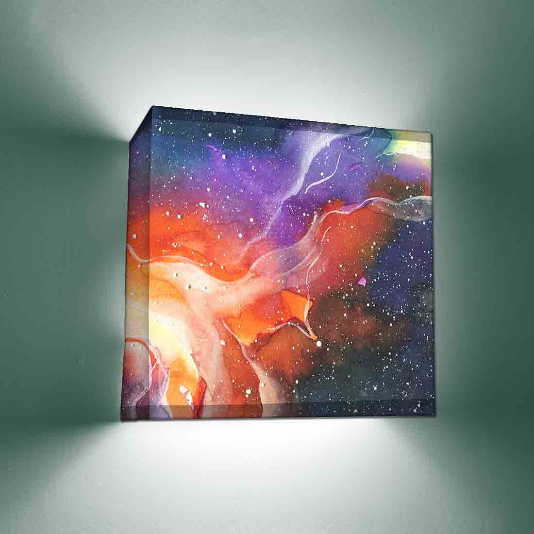 Stylish Square Wall Lamp Night Light - Galaxy - Image 2