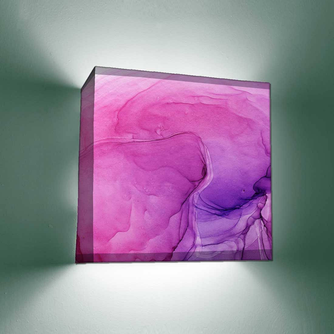 New Cool Wall Lamp - Pink Watercolor - Image 2