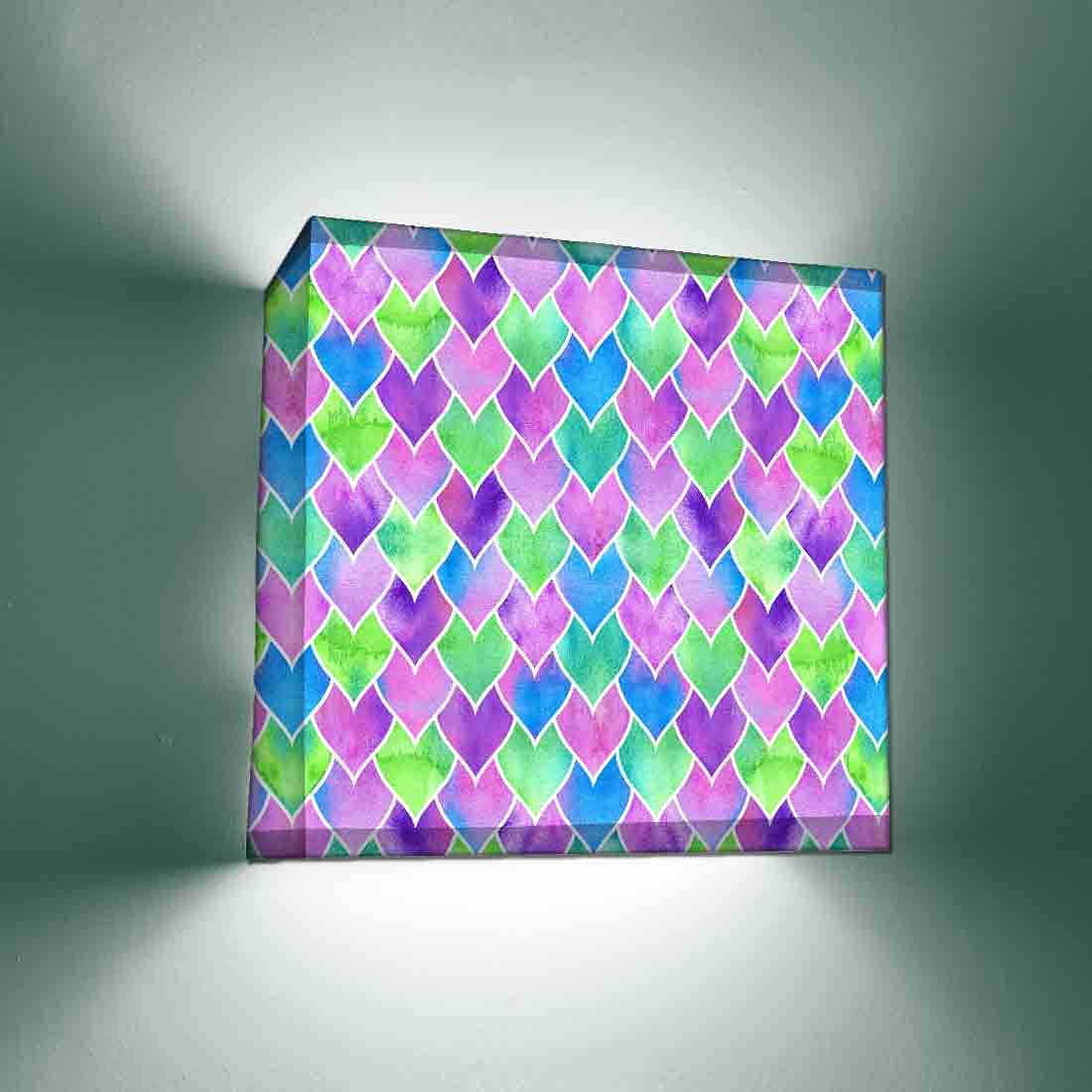Fancy DrawingRoom Wall Lamp - Green Hearts - Image 2