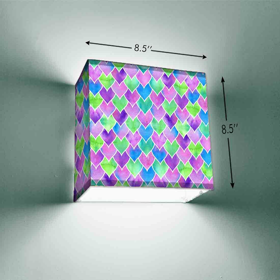 Fancy DrawingRoom Wall Lamp - Green Hearts - Image 3