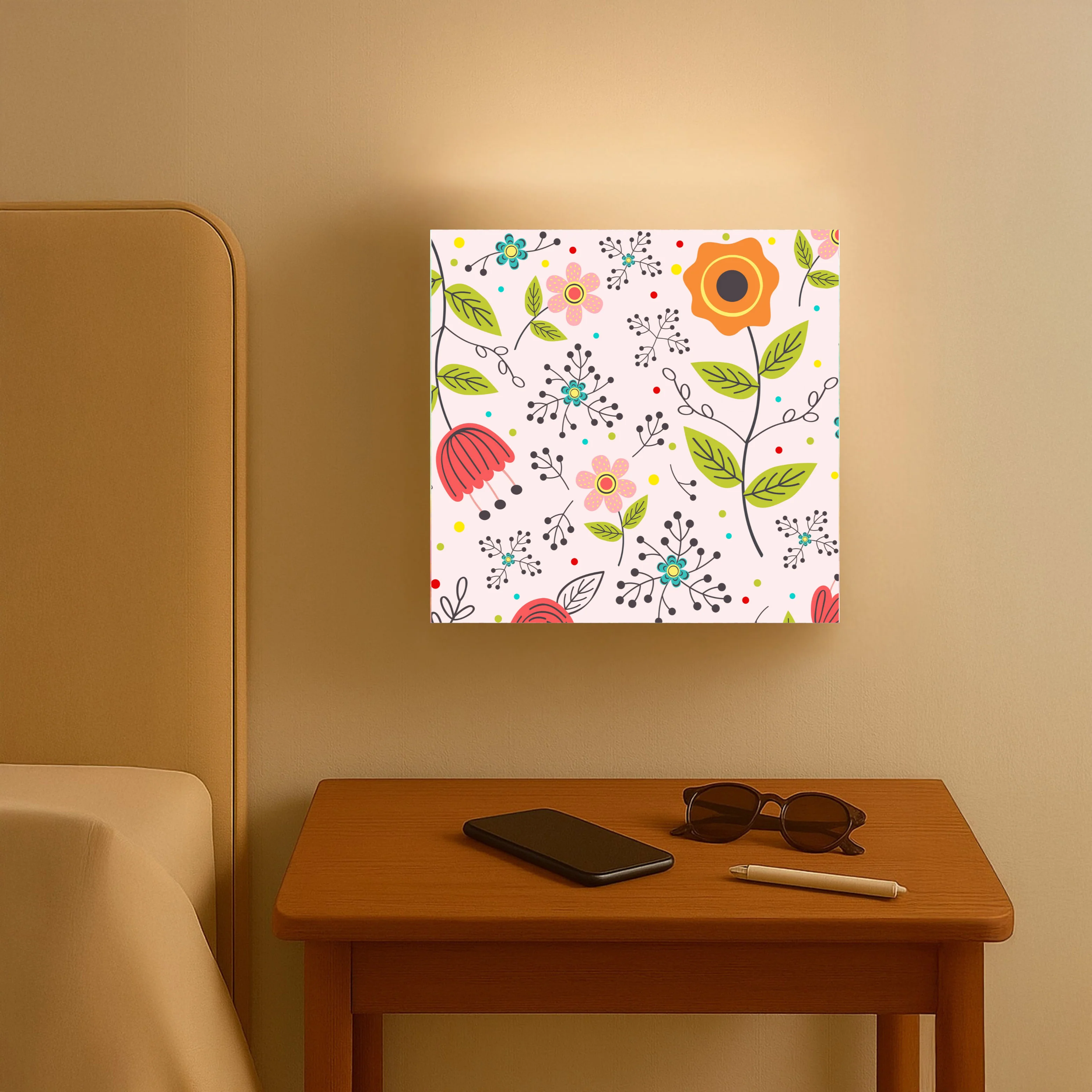 Wall Lamp Square Shaped Lights - Image 2
