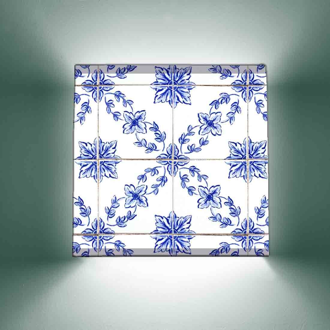 Bedside Room Wall Lamp - Spanish Tiles