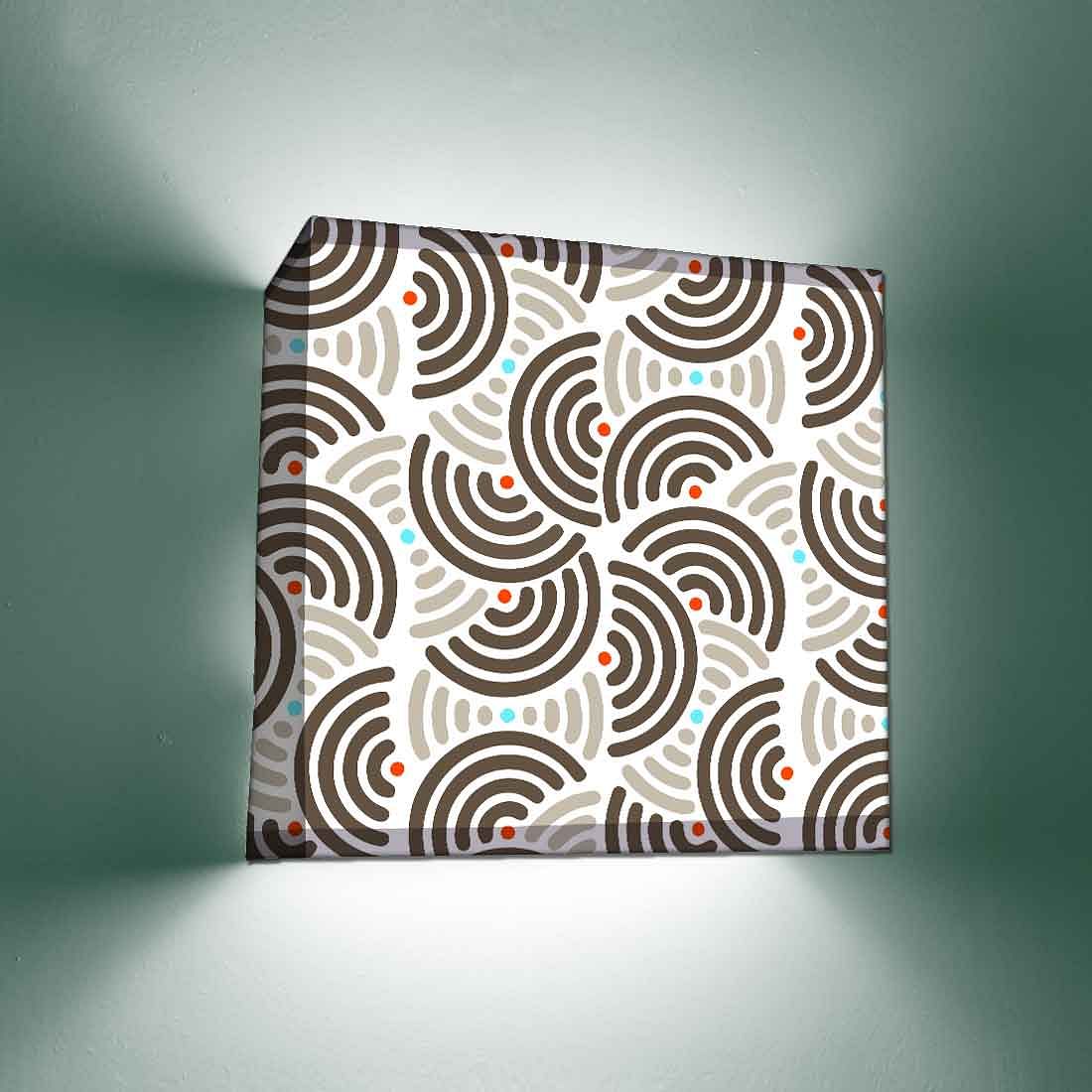 Fancy Square Wall Lamp - Semi Pattern - Image 2