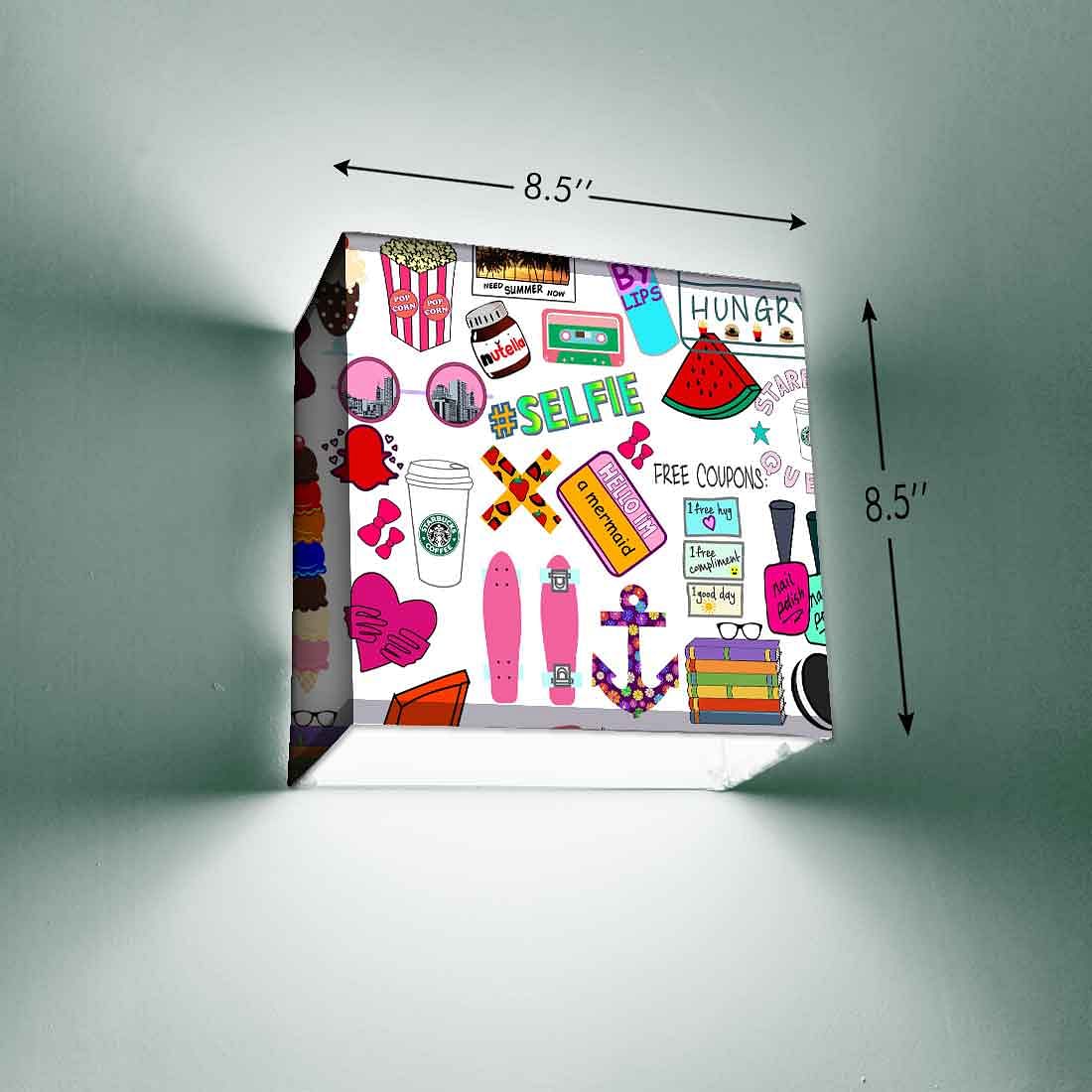 Wall Lamp Square Shaped Lights - Image 3