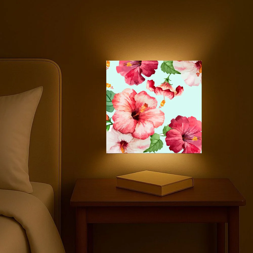 Designer Floral Wall Lamp - Hibiscus - Image 4