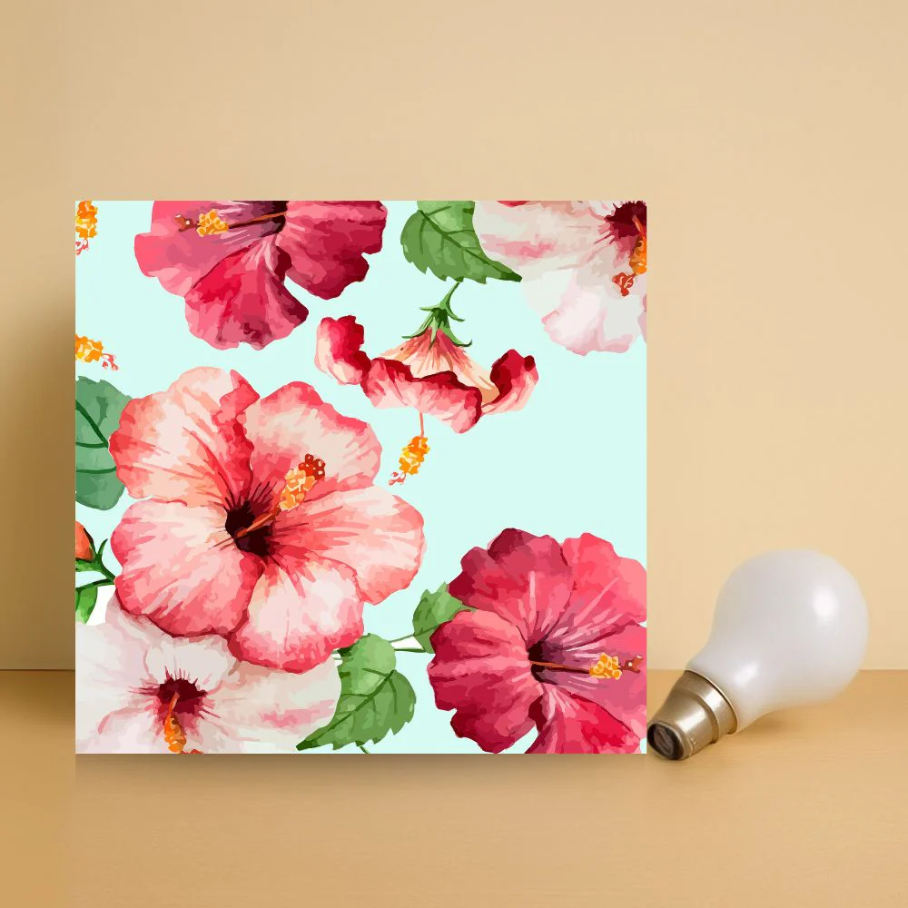 Designer Floral Wall Lamp - Hibiscus - Image 7