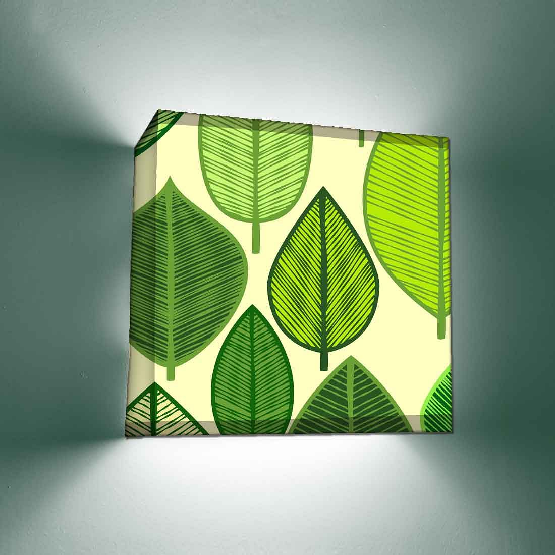 Modern Living Room Wall Lamp - Green Leaves - Image 2