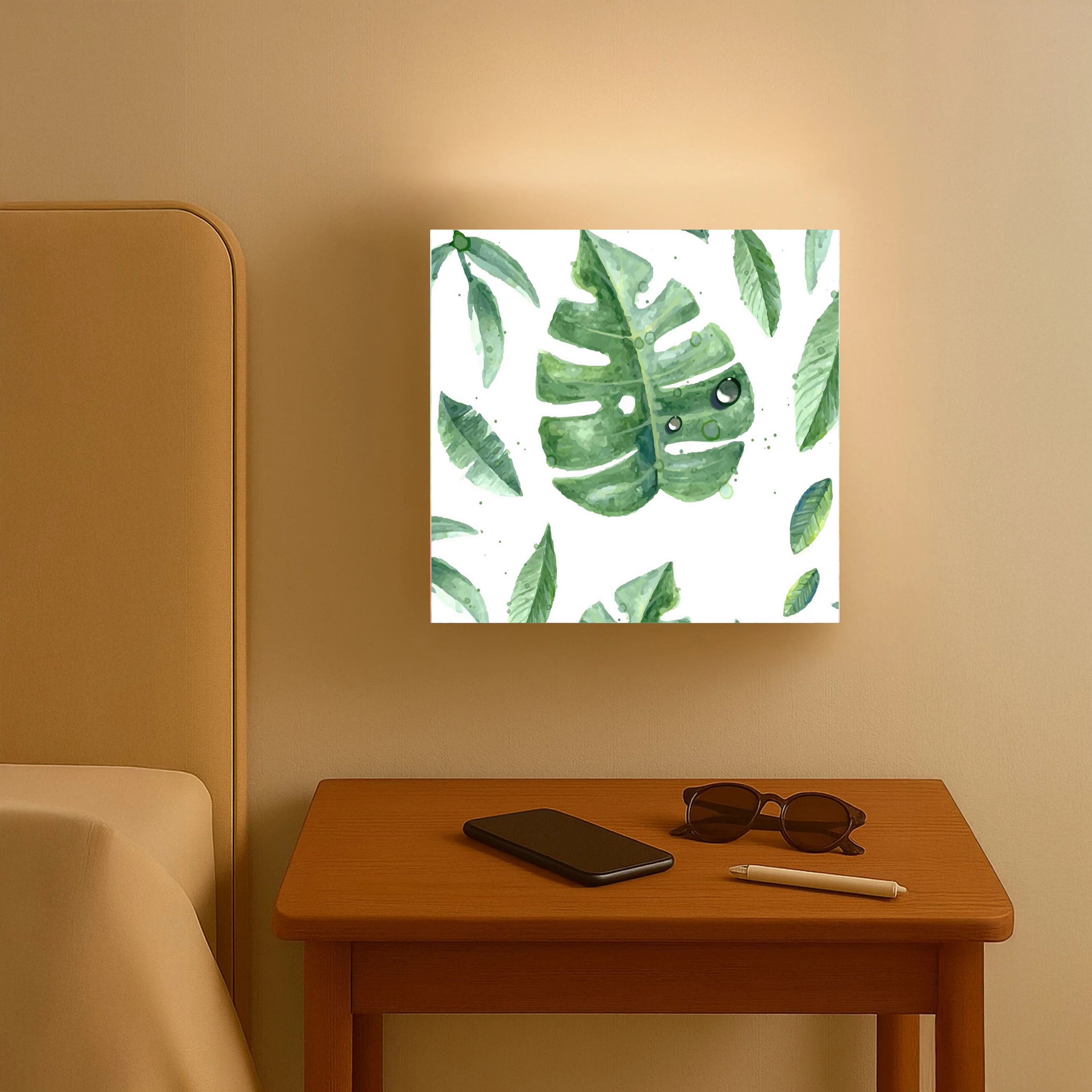 Tropical Wall Lamp Square Shaped Lights - Image 2