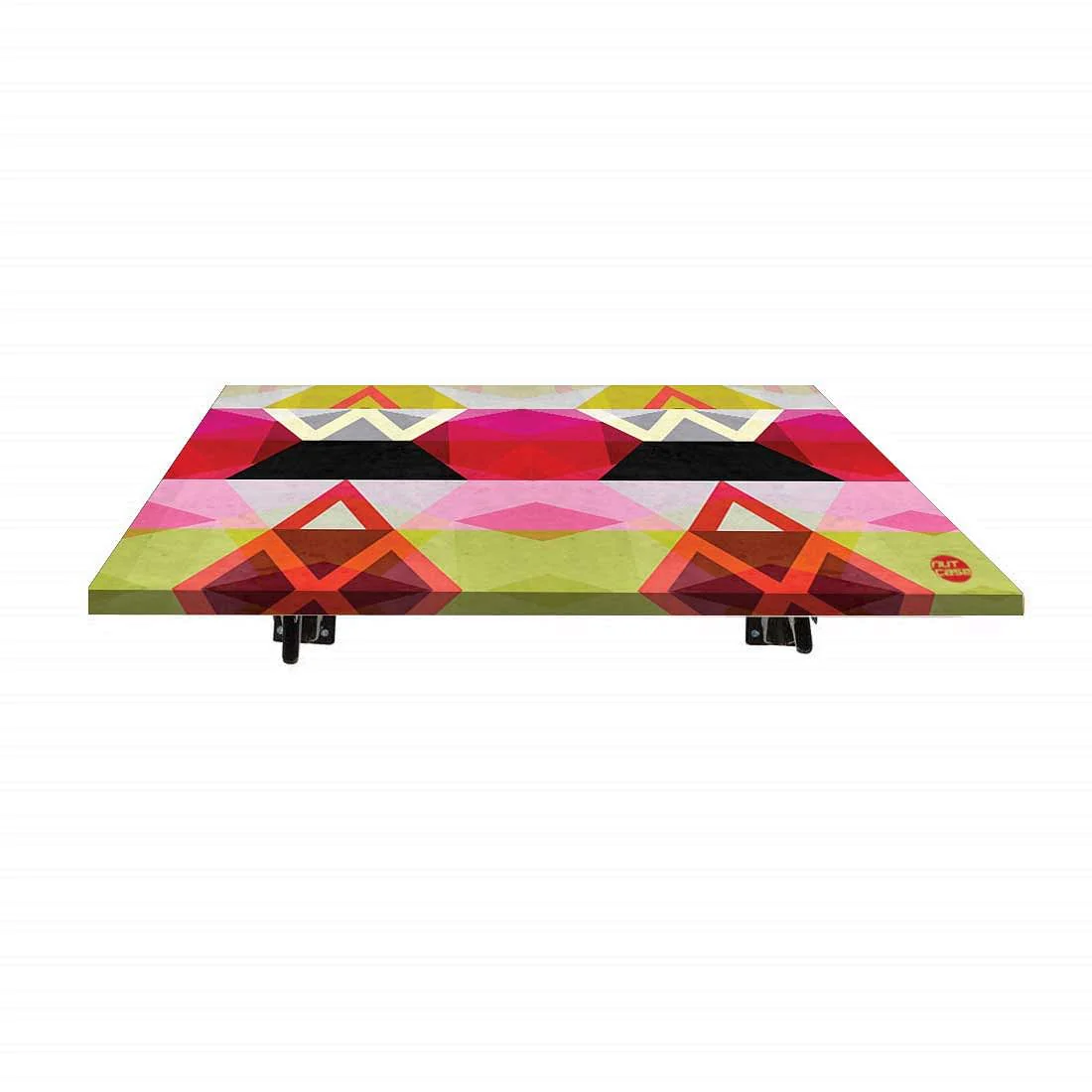 Wall Mount Study Table for Adults - Pink Geometric - Image 5