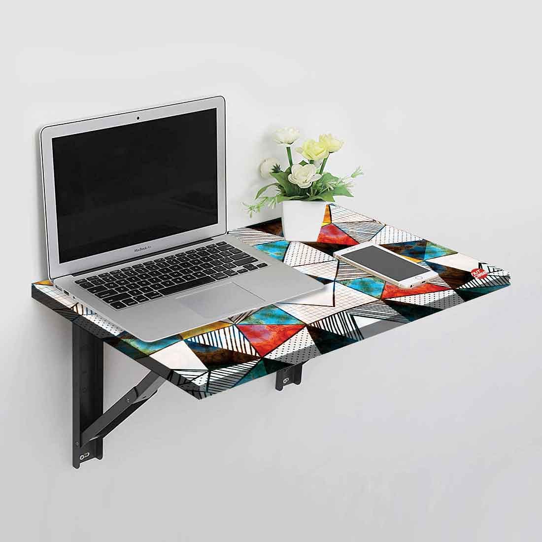 Wall Mounted Study Table for Work From Home - Stone  Chips
