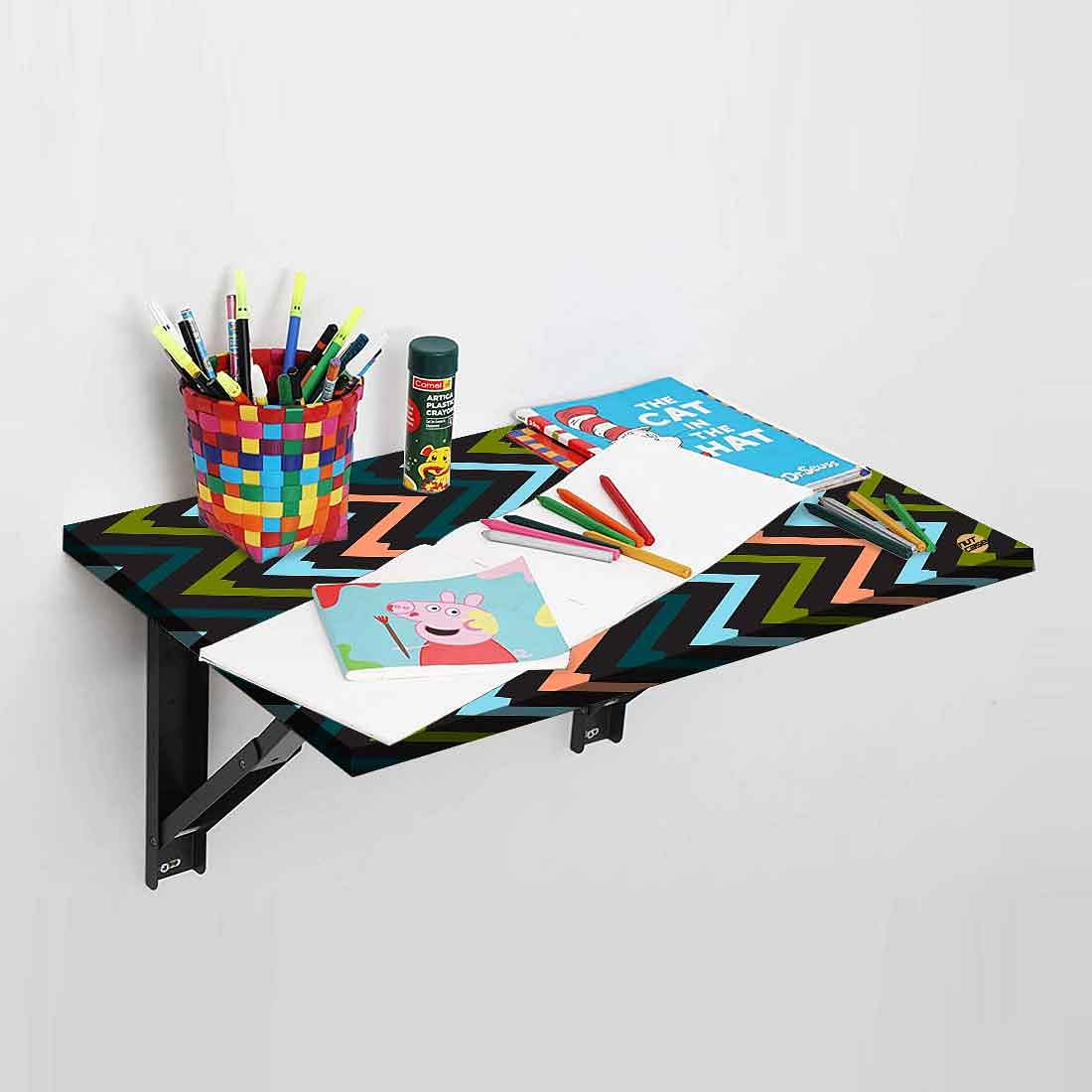Wall Mounted Small Study Table -  Zig Zag - Image 3