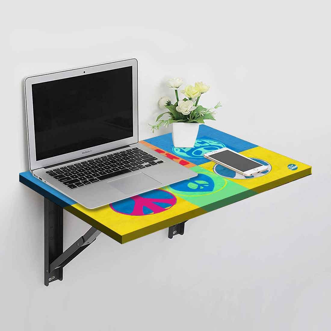 Wall Mounted Foldable Study Table - Quirky Peace - Image 2