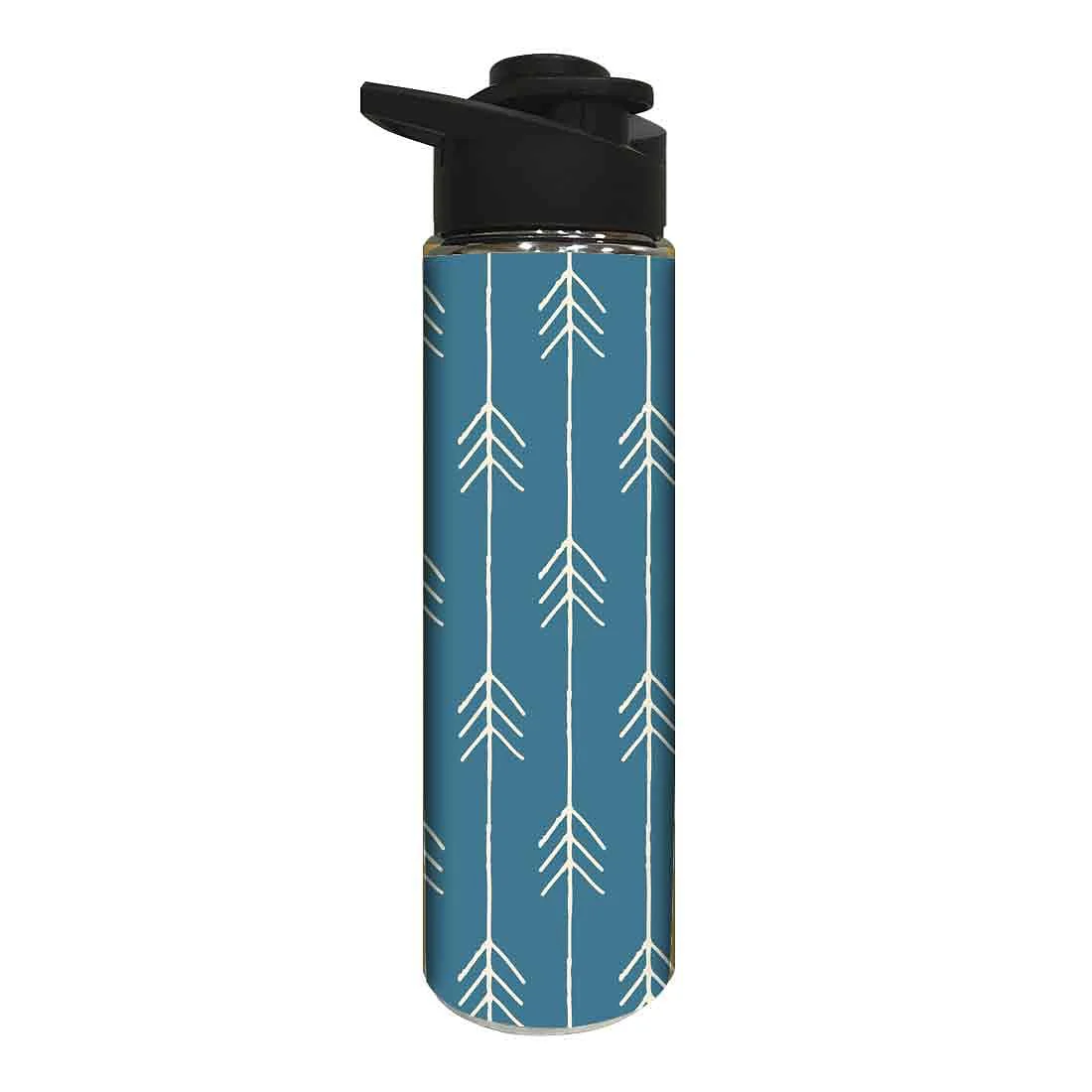 Water Bottle for Kids - White Arrow with Blue Background - Image 2