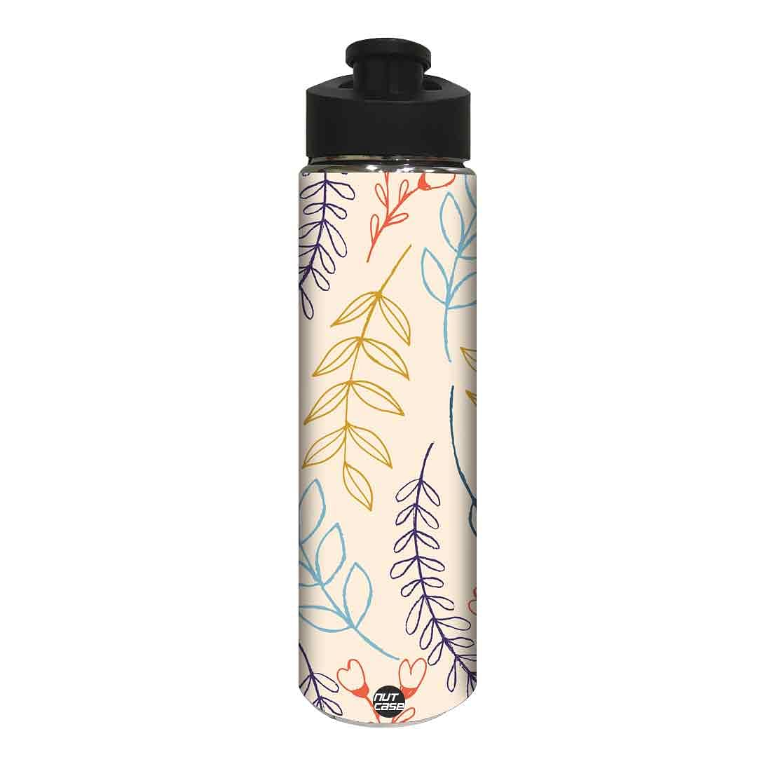 Water Bottle for Kids - Colorful Leaf