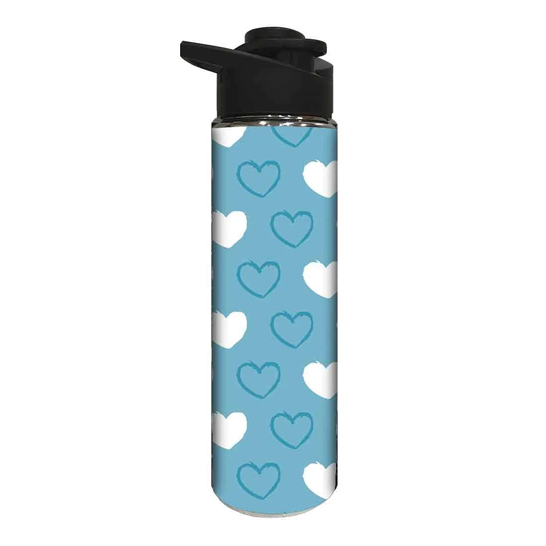 Designer Sipper Bottle for Kids - White Heart - Image 2