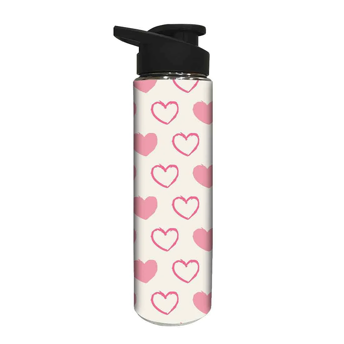 Little Water Bottles Return Gifts for Birthday Party - Pink Heart - Image 2