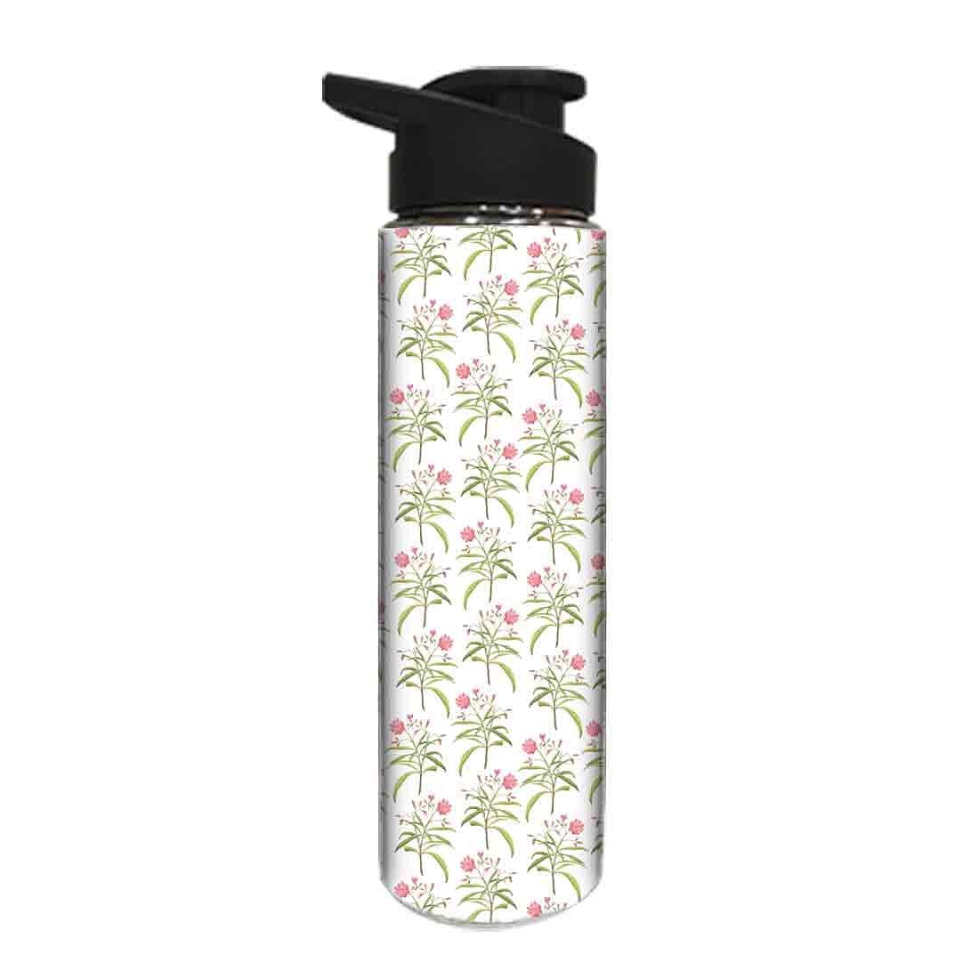 Stainless Steel Sipper Bottle - Flowers Pattern - Image 2