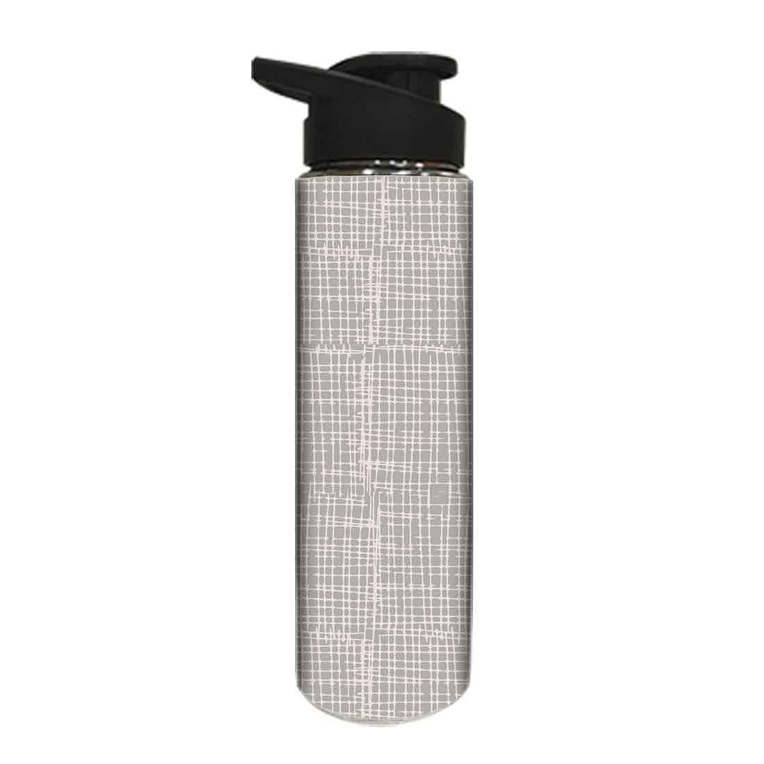 Designer Sipper Bottle for Kids - Grey Lines - Image 2