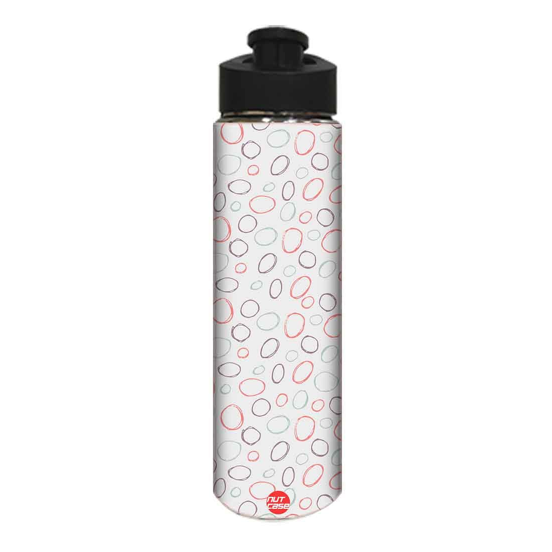 Designer Stainless Steel Water Bottle - Colorful Circle