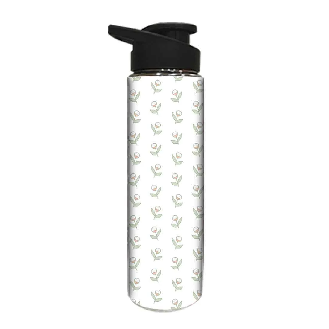 Stainless Steel Water Bottle - Flower Pattern - Image 2