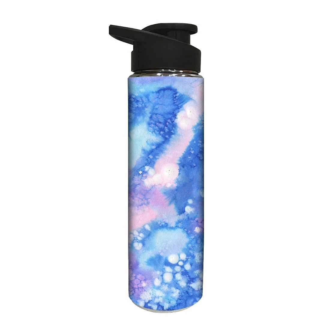 Designer Sipper Bottle for Kids - Arctic Space Purple Watercolor - Image 2