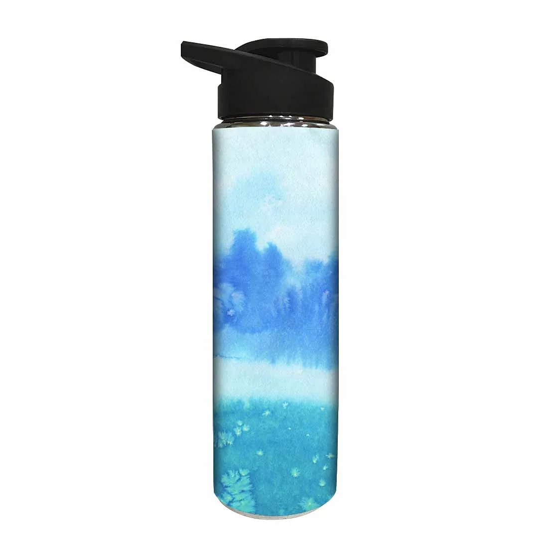 Return Gifts for Birthday Party - Arctic Space Sky Blue Watercolor - Image 2