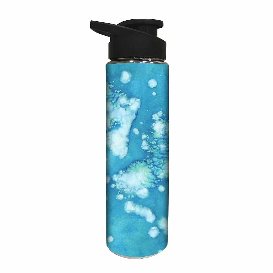 Water Bottle for Kids - Arctic Space Light Blue Watercolor - Image 2
