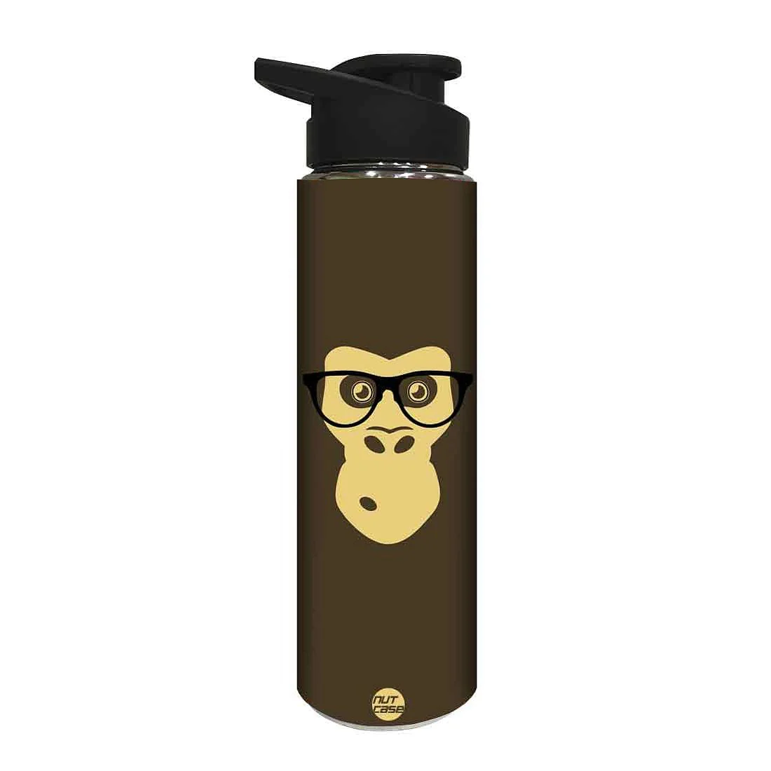 Stainless Steel Water Bottle - Cute Monkey - Image 2